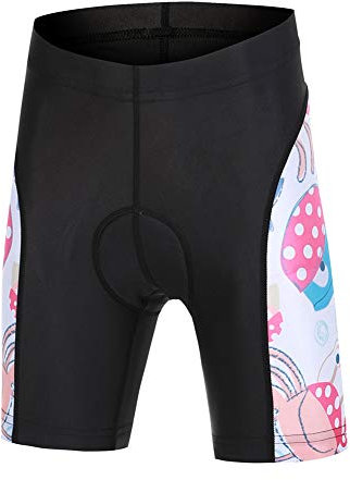 YFPICO Kinder Radtrikot Set Fahrrad Trikot Kurzarm + Radhose mit Sitzpolster Radsport-Anzüge Jungen Mädchen Fahrradbekleidung, Ozean Radhose, XXL(146)