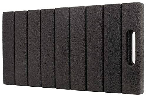 Romberg Kniekissen | ideal für die Gartenarbeit | 41 x 20 x 4.5 cm | schwarz