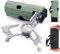 Fornello a Gas da Campeggio | Fornello Pieghevole | Fornellino a Gas da Campeggio | Fornello a Gas Portatile | 2600w | Cucina Campeggio | Borsa di Trasporto Inclusa | Ultraleggero 1,4 kg | Stufa a Gas