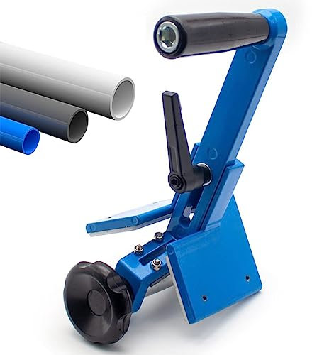 WYWL Escariador de tubos de PPR/PE/PVC - Herramienta de biselado de tubos de plástico de 1.5-6.3 pulgadas para tubos redondos - Dispositivo eficiente y específico (25-160 mm)