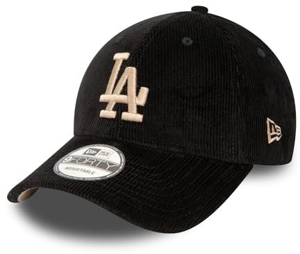 New Era Los Angeles Dodgers MLB Basecap Cord Kappe Cap verstellbar LA Strapback schwarz - One-Size