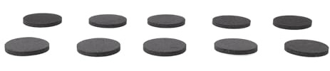 EIMSOAH Högtalare Antivibrationskuddar Självhäftande EVA Foam Pads CD-spelare 25x3mm, 50st för Förbättrad Ljudkvalitet