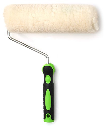 Rodillo para pintar prémium de lana de cordero de 25 cm