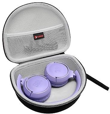 XANAD Kopfhörer Tasche für JBL Tune 510BT / JBL Tune 520BT / JBL Tune 760 NC/JBL Tune 660 BTNC/JBL Tune 710 BT/JBL Live 460NC Bluetooth Kopfhörer On-Ear Faltbarem Headphone Case(Black)