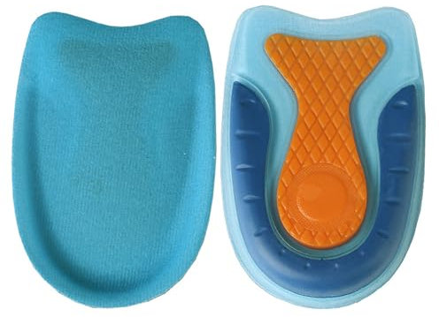 3/4 Plantillas de Zapatos, Almohadillas de Talón para Aliviar El Dolor de Talón, Taloneras de Gel, Tendinitis de Aquiles, Espolón Calcáneo, Inserciones de Alivio de Fascitis Plantar, Unisex