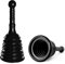 MEETOZ Sink and Drain Plunger, Powerful Plunger Industrial Suction Bell Plunger Heavy Duty Drain Unblocker Tool for Kitchen, Bathrooms and Showers-Small Toilet Plunger