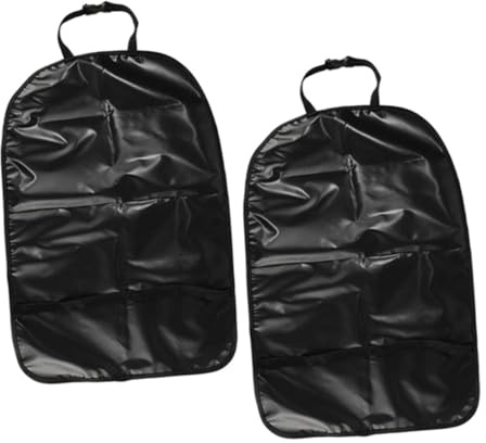 OFFSCH 2 Protectores Traseros para Asientos de Coche, Alfombrillas Impermeables para Pateo de Niños, Lavables y Ajustables, para Coche y Camión