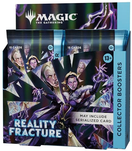 Caja de Sobres de coleccionista de Realidad fracturada de Magic: The Gathering | 12 Sobres (Versión en Inglés)