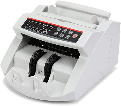 AntDau71 - Banknotenzähler mit LED-Display, professioneller Banknotenzähler mit Falschgeld-Detektor, Geldzähler