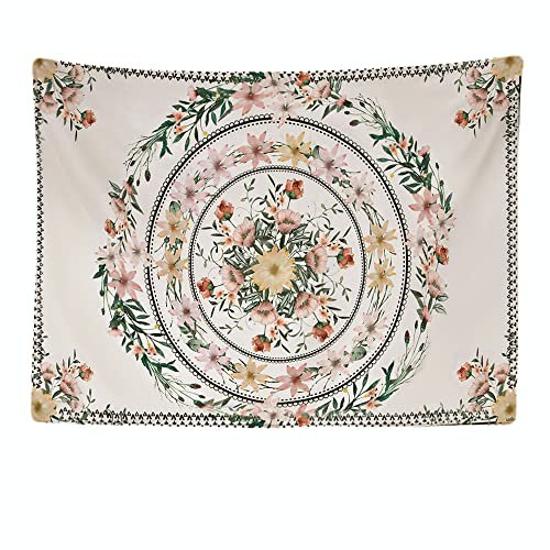 Ulticool - Appeso a Parete Decoración Casa - Mandalas Flores Naturaleza - 200 x 150 cm Grande – Murales Alfombra Tapiz Pared - Tapices Decorativo para Habitacion Dormitorio Salon