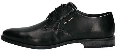 bugatti Herren Businessschuhe, Männer Schnürer,Schnuerung,lace-up Shoes,Low-tie,schnürschuhe,Anzugschuhe,elegant,Office,schwarz (1000),44 EU / 9.5 UK