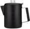 COLETTI Bozeman - Caffettiera da campeggio - Caffettiera nera a percolatore - Puro acciaio inossidabile con rivestimento nero - Macchina da caffè da campeggio (9 tazze, nero) - Lavabile in