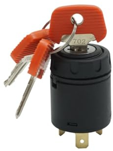 Interruttore a Chiave di accensione for carrelli elevatori con 702 Chiavi 28526100, Adatto for Jungheinrich Pezzo di Ricambio