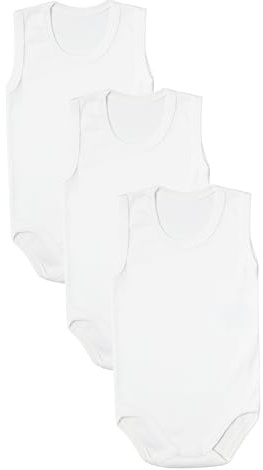 rise&Raba Baby Bodysuit 3 pcs | 100% Organic Cotton Baby Bodysuits with Straps | Comfortable and Sweet Bodysuits for Girls and Boys