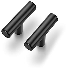 Ravinte Cabinet Pulls Matte Black Stainless Steel Kitchen Cupboard Handles Cabinet Handles 2”Length, 30-Pack