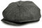 Gatsby Flatcap Herren Ballonmütze Tellermütze Newsboy Hut Baker Boy Mütze 8-Panel Schiebermützen Shelby Schirmmützen Grau für Herren Sommer/Winter Einstellbare Größe