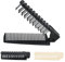 Lot de 2 brosses à cheveux pliantes en plastique pour voyage - peigne pliant-Démêlant - Pliable - Anti-statique - Poche pliable