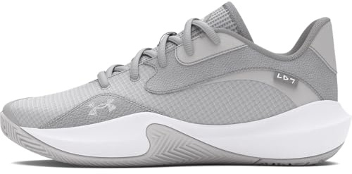 Under Armour Ua Lockdown 7 Herren-Basketballschuhe, niedrig, Halo Gray Distant Gray Halo Gray, 42 EU