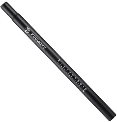 KREMORV Tiges de Selle pour vélo 400mm Vélo Tige de Selle en Alliage d'aluminium 25,4mm 27,2mm 28,6mm 30,4mm 30.9mm 31,6mm pour VTT, vélo de Route, BMX