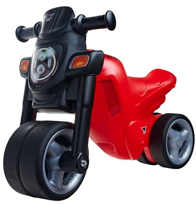 Big Sport Bike - Bicicleta Infantil con neumáticos Anchos, Robusta, Alta Seguridad antivuelco, Asiento bajado, soporta hasta 25 kg, para niños a Partir de 1,5 años