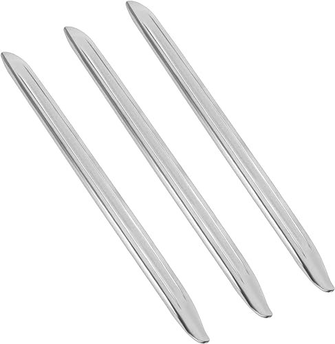 Yitobici Reifenheber, Silber Montiereisen, 31cm Montierhebel Motorrad, Fahrradreifenwechsel und Reifenhebel Reifenentferner für Autos Motorrad,3 Stück