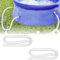 Poolschlauch Schwimmbadschlauch,Pool schlauch für Poolpumpen,Schlauch für sandfilteranlage Schlauch pool,Pool-Ersatzschlauch Für Filterpumpe,Schwimmbad UV (2 Stück)