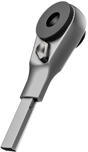 Galvanox Zusatz-Zubehör für Leatherman Multitools – Ratschen-Schraubendreher & Flat-Bit-auf-6.35mm-Sechskant-Adapter aus Edelstahl
