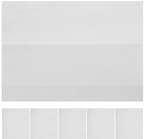 IWOWHERO Toallas de Mano Desechables Triple Pliegue 200 Unidades Papel Absorbente para Baño, Cocina, Oficina y Eventos