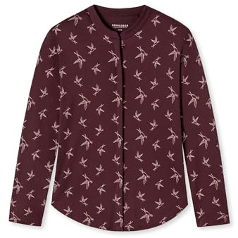 Schiesser dam Schlafshirt Langarm Pyjamastopp