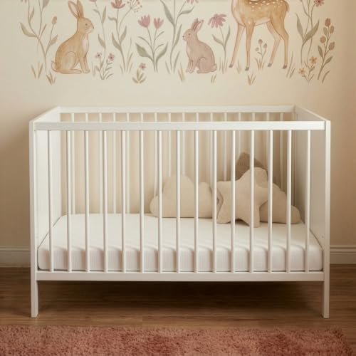 Love For Sleep Lit Bebe Evolutif 120x60cm Blanc Baby Bed