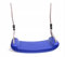 CHILDRENS PLASTIC SWING SEAT FOR KIDS CLIMBING FRAME DIY PLAYGROUND TREE HOUSE WITH ADJUSTABLE ROPES FOR SWING FRAME HANG ON TREE * FROM HAPPY PLAYGROUNDS (Blue Swing)
