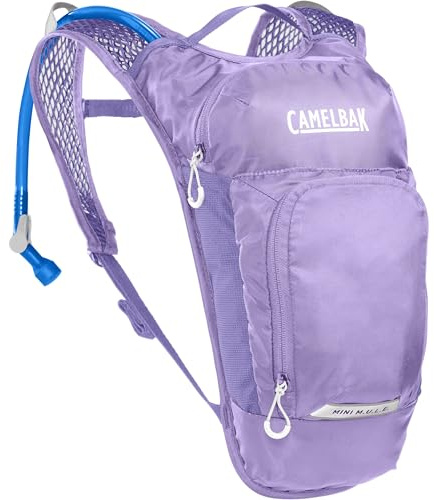 CamelBak Mini M.U.L.E. Kids Hydration Backpack for Hiking and Biking - 50oz, Lavender