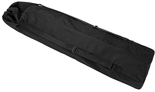 YS Sport Portable Skateboard Longboard Carry Bag - 2 Shoulder Bag Handy Backpack, Black