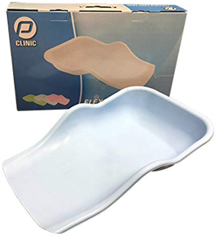 Auffangwanne Auffangschale für die Nasstechnik, flexibel, faltbar für die Fußpflege blau