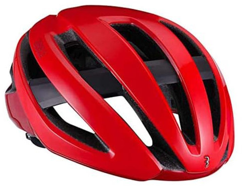 BBB Cycling Casque de vélo Unisexe pour Adulte Maestro | Femme et Homme | Système de Refroidissement Airflow Lightweight | Vélo de Course et E-Road | BHE-09 | Rouge Brillant L (58-62 cm)