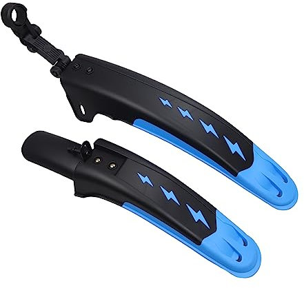 MEGHNA 2 Teile-Universal Fahrrad Schutzblech Set Volle-Cover Bike Fender Set 24-29 Zoll Fuer MTB Road Bike Mountain Bike Schwarz&Blau