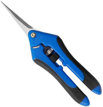 EIHI Tijeras de podar, Tijeras de podar, Tijeras de podar, Tijeras hidropónicas Multiusos con Hoja Curva, Ideales para podar, 1 Pieza