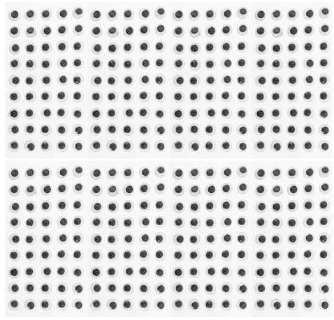 Lurrose 450 Pezzi di Occhi mobili Staccabili e attaccabili: Occhi mobili autoadesivi - Piccoli Adesivi in plastica da 8 mm - Elementi Essenziali per la creazione di Bambole