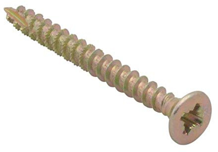 Spectre Advanced Multi-purpose Woodscrews | 4.0 x 40mm | Zinc Yellow Passivated | Bulk Box 1000