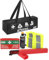 notlok Safety Work Pannenset, 5-teilig, 1 x Verbandstasche, 1x Warnweste, 1 x Warndreieck, 1 x Reifenpannenspray, Transporttasche 440 x 140 x 120 mm