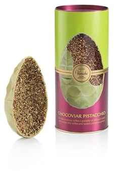 Venchi - Huevo Gourmet Chocoviar Pistacho - Con Tofe, Nibs y Pistachos Triturados, 330 g - Con Sorpresa - Idea de Regalo - Sin Gluten