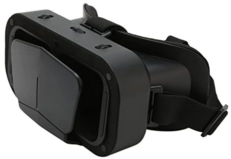 VR-Headsets, Am Kopf Getragenes 3D-Virtual-Reality-VR-Brillen-Headset für Handy-Filme, Videospiele, 360-Grad-Panoramablick, Unterstützt 3,5- Bis 7,2-Zoll-Telefone