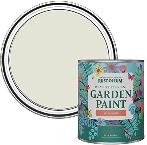 Rust-Oleum Beige Mould-Resistant Garden Paint In Satin Finish - Portland Stone 750ml