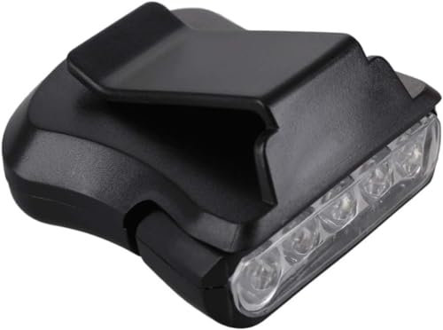 Linterna frontal LED, linterna frontal for exteriores, miniluz brillante con clip for gorra, linterna recargable impermeable for sombrero, linterna frontal for pesca, camping, trabajo manual, gorras d
