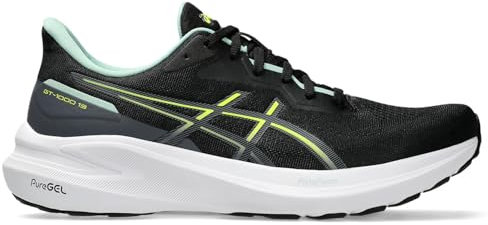 ASICS Herren Gt-1000 13 Sneaker, Black Safety Yellow, 47 EU