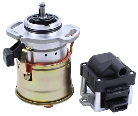 Zündspule Zündverteiler Zündmodul Verteiler Kappe Zündanlage Verteilerkappe Zündeinheit Zündverteilerkappe für Vento Golf 3 Caddy Lupo Polo 6N Arosa Cordoba 6K Ibiza Inca Felicia für Octavia 1.4 1.6