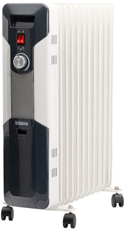 Iskra Elektroheizung energiesparend, Heizung elektrisch, Ölradiator 2500 Watt