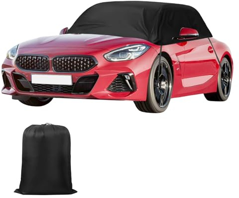 Bilöverdrag, ersättningsbilöverdrag för BMW Z3/Z4, vattentät, halvpresenning Oxford 420D, med remmar, halvtäcke, bilpresenning, alla årstider, vindskydd, regn- och solskydd