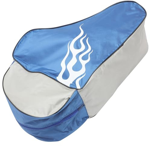 Mikikit Bolsa para Patines de Hielo Infantil, Mochila para Patines de Ruedas, Poliéster Azul, Fácil de Limpiar, para Deportes al Aire Libre