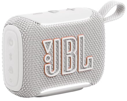 JBL Go 5, Altavoz Ultraportátil Bluetooth, Resistente al Agua, Blanco